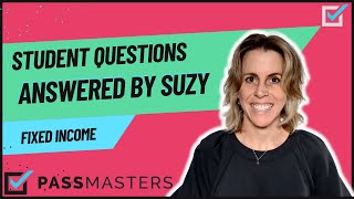 Crush Your Securities Exams With PassMasters Suzy Unravels Student Bond Questions [upl. by Launame]