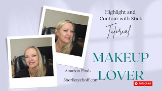 Highlight and Contour Stick Tutorial Using Drugstore Makeup  Affordable Beauty Hacks [upl. by Franek]