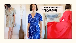 Chic amp Affordable Summer Dresses MUST HAVE Zara J Crew amp more [upl. by Kcerb]