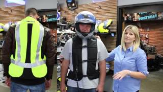 Helite Airnet Vest Demonstration and Video Review [upl. by Albin576]