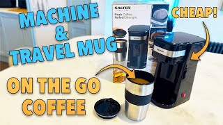 Salter Travel Coffee Machine  Thermal Mug Step up from Instant EK2408 [upl. by Childers126]