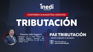 Conferencia Magistral de Tributación en el Perú 2019  INEDI Posgrados® [upl. by Allemaj]