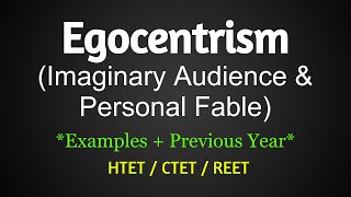 Egocentrism Imaginary Audience amp Personal Fable  Psychology  Green Star [upl. by Irrak106]