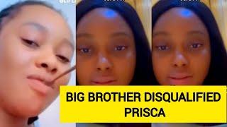 Big brother disqualified prisca before the show started  Big brother naija season 9 [upl. by Dirraj11]