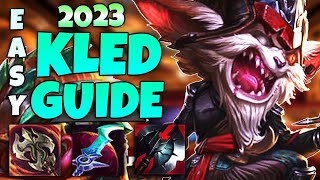 Comprehensive KLED GUIDE amp tips to climb to CHALLENGER  League of Legends [upl. by Yahska90]