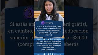 ¡Solicita la reposición de tu Tarjeta Nacional Estudiantil TNE ChileAtiende Shorts [upl. by Ranit449]