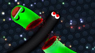 Slitherio Hacker Joins The Game  Epic Slitherio Gameplay [upl. by Godber]