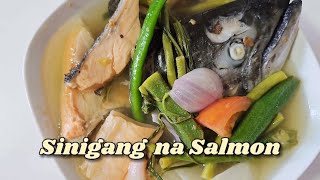 Sinigang na Salmon Filipino Dish [upl. by Nedah]