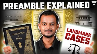 Preamble of Indian Constitution in 5 minutes  Pranjal Singh [upl. by Ree]