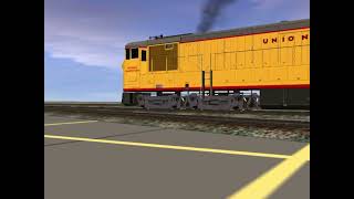 Trainz 2 CSX Pride in service locomotives in City and Country USA [upl. by Neeron892]