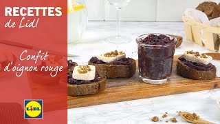 La technique du fameux confit d’oignon rouge  Lidl France [upl. by Bluhm]