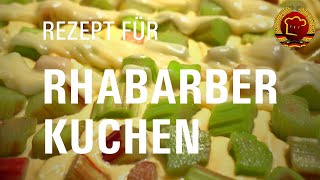 Rezept für schnellen Rhabarberkuchen den jeder backen kann mit diesem leckeren DDR Rezept [upl. by Endo151]