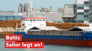 Neues Frachtschiff erreicht Hansestadt [upl. by Gaughan]