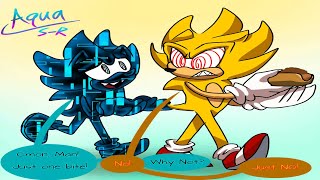 Fleetway and Cyber Sonic Sonic Comic Dub [upl. by Gittel]