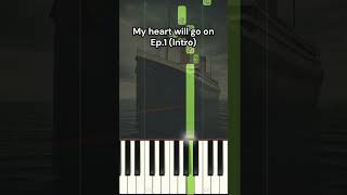 My heart will go on Ep1 myheartwillgoon pianolessons pianotutorial [upl. by Kcirneh]