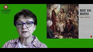 Gospel Reflection Tuesday 27th Week of Ordinary Time  Martha amp Mary [upl. by Gnart]