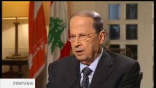 Aoun looks ahead to Lebanon election [upl. by Aneeh]