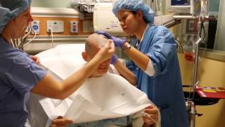 Essential tremor The head shave DBS surgery bebrave [upl. by Jeconiah]