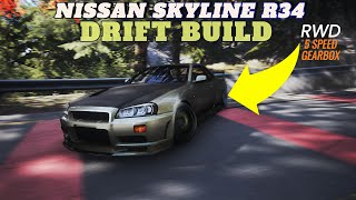 CarX Street  Nissan Skyline R34 531HP Drift Build Drifting  Gameplay [upl. by Frick]