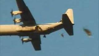 Rare View of Paratroopers Exiting C130 Jump Doors dynmicpara [upl. by Ailasor]