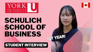 Student Interview Introducing the Schulich School of Business at York University [upl. by Natasha980]