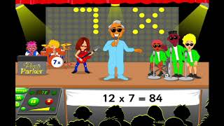 7 Times Table Song  Percy Parker  The Ballad Of Baby Percy Parker  animation lyrics amp GRID [upl. by Odlaner]