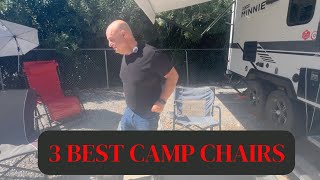 TOP 3 Best Camp Chairs 2024 [upl. by Tegirb]