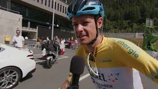 Jakob Fuglsang  Interview at the start  Stage 7  Tour de Suisse 2022 [upl. by Ereynihc]