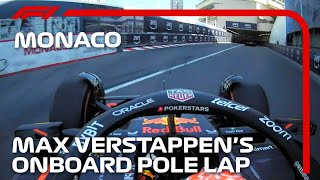 Max Verstappens Incredible Pole Lap  2023 Monaco Grand Prix  Pirelli [upl. by Nnylyt]