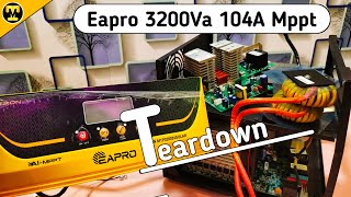 Teardown EAPRO TRON AI MPPT 104A 3200VA 24Volt Inverter [upl. by Macdonell]