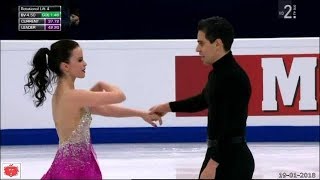 Anna Cappellini e Luca Lanotte Terzi dopo Short Dance Europei 2018 Mosca [upl. by Yenahs813]