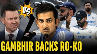 Gambhir backs RoKo KL slams Ponting 🏏 RR’s Bold IPL2025 Strategy  AakashVani [upl. by Yelad]