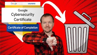 ONLY UNSPONSORED Review of the Google Cybersecurity Certificate From Coursera [upl. by Neumeyer]