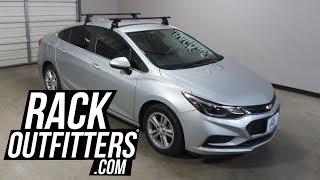 Chevrolet Cruze Outfitted with Yakima Baseline Corebar Roof Rack Crossbars [upl. by Takakura]