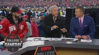 Lee Corso Head Gear Pick Ohio State vs Michigan and more with Bryce Harper  College GameDay [upl. by Cerelly]