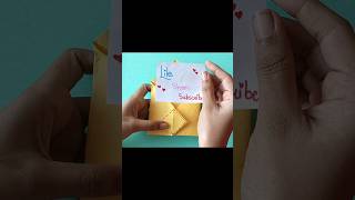 Diy envelope 🥰 shorts craft envelope diy [upl. by Aihsened]