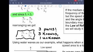 Physics 20 Unit D Lesson 27 Waves in Two Dimensions [upl. by Ak405]