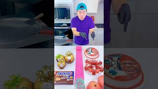 Chocolate foods vs Red foods ice cream challenge🍨 funny by Ethan Funny Family [upl. by Adlemi]