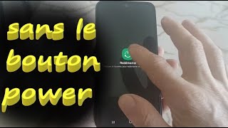 Comment redémarrer son téléphone android samsung sans le bouton [upl. by Anaili]