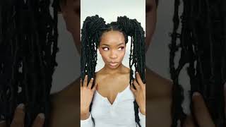 10 Ways To Style Faux Butterfly Locs  ZRQ Beauty Hair Crochet Locs  AmberCharmayne [upl. by Jonas]