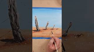 How to Paint Rocks painting landscape paintingtutorial [upl. by Hahcim]