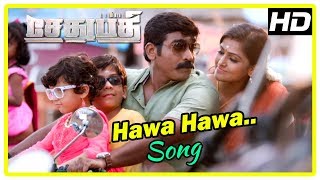 Vijay Sethupathi amp Remya Nambeesan lovely scene  Hawa Hawa Video Song  Sethupathi Movie Scenes [upl. by Asilram]