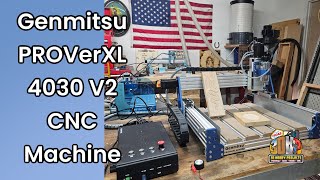 Genmitsu PROVerXL 4030 V2 CNC Unboxing and first jobs 3dhp [upl. by Arbas343]