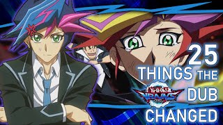 YuGiOh VRAINS 25 THINGS the English Dub CHANGEDCENSORED [upl. by Gusta517]