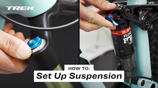 How To Set Up Mountain Bike Suspension [upl. by Ardnic713]