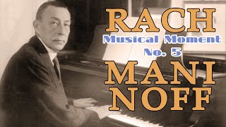 Rachmaninoff Six moments musicaux Op 16 No 5 Adagio sostenuto in Dflat major [upl. by Alister412]