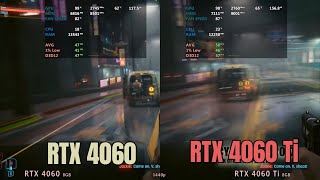 RTX 4060 vs RTX 4060 Ti 1440p Gaming  Any big difference [upl. by Bolanger785]