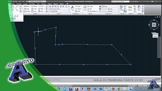 AUTOCAD 2013 aula 0320 Comandos de Desenho Primeira Parte  Autocriativo [upl. by Amol]