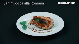 Saltimbocca alla Romana ricetta in Multi fornello REDMOND RMC4502E [upl. by Seaver]