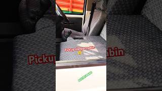 Pickup sleeper cabinpickup 17 hd container bodypickup cabin modifiedshorts pickup viralvideo [upl. by Nancee]